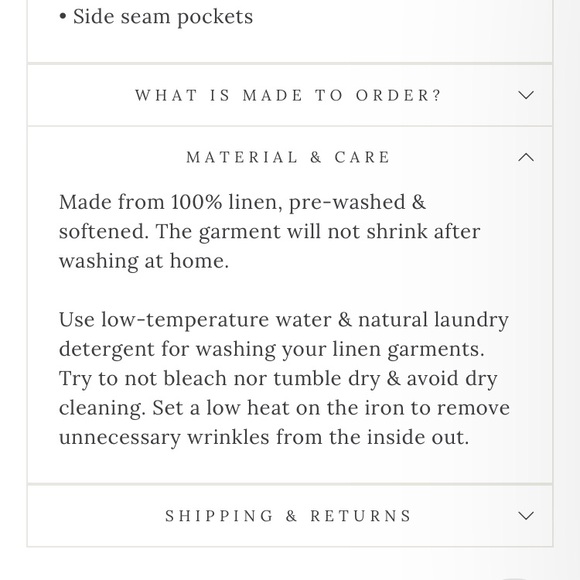 NWOT Son de Flor Linen Mini Wrap Skirt Warm Brown S-M - Picture 8 of 9